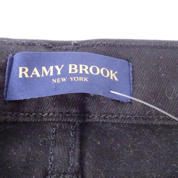 Ramie Brook Naomi Ripped Sequin Jeans waist 26 NWOT 298 black black white sequin - Picture 15 of 16